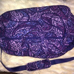 Vera Bradley Paisley Amethyst Grand Traveler Bag - NWOT